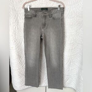 Ralph Lauren Gray Straight Leg Jeans Classic Fit